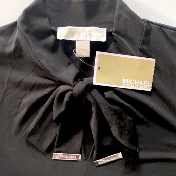MICHAEL KORS BLACK BLOUSE - Picture 8 of 12